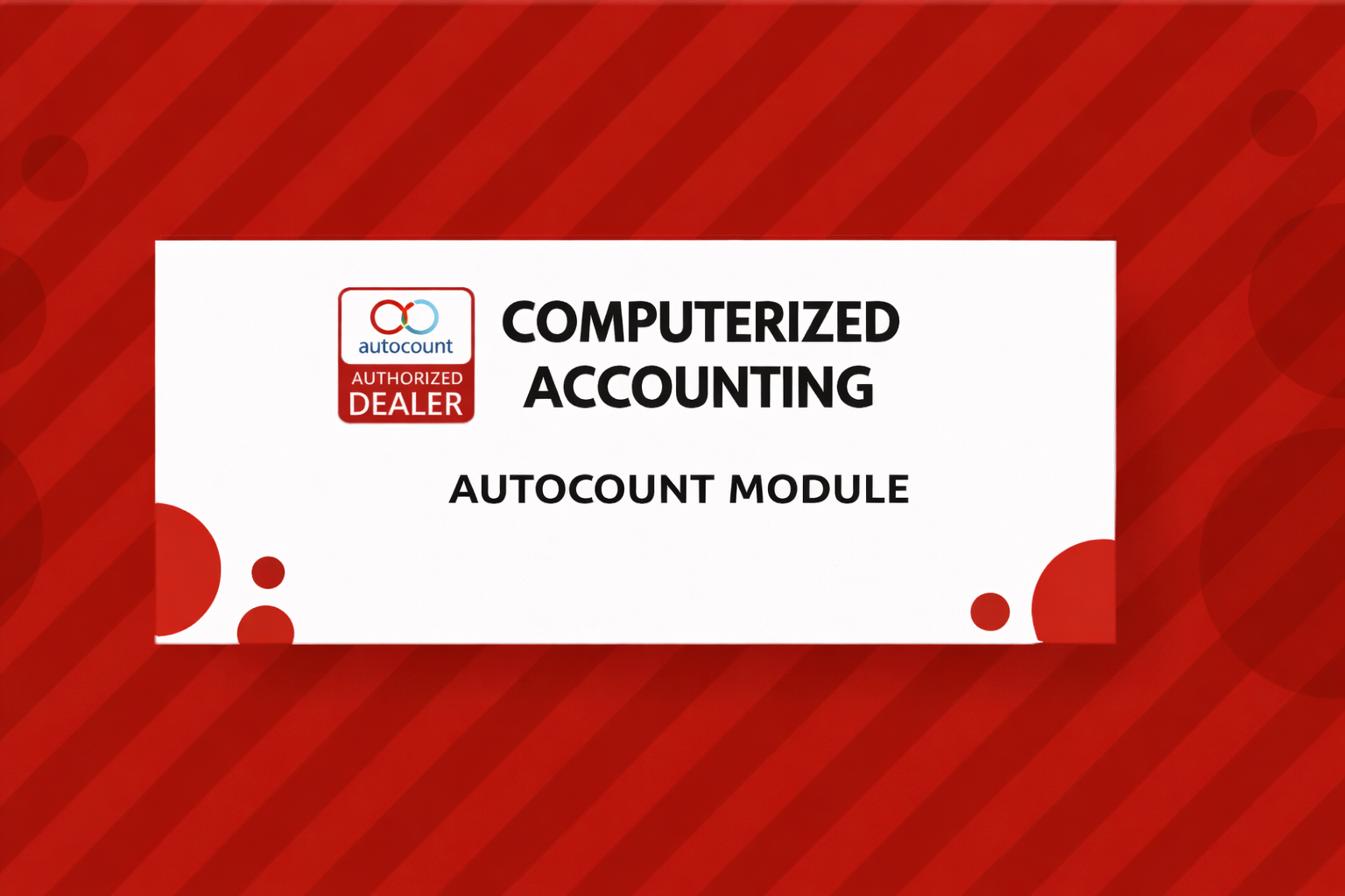 AutoCount Module